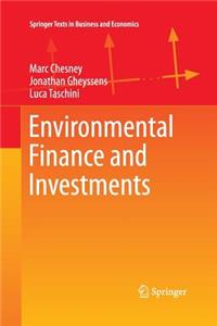 Environmental Finance and Investments