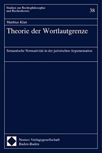 Theorie Der Wortlautgrenze