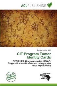 Cit Program Tumor Identity Cards