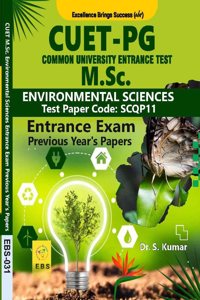 CUET PG M.Sc. Environmental Sciences ( Test Paper Code- SCQP11 ) Entrance Exam Previous Year's Papers ( English Medium )