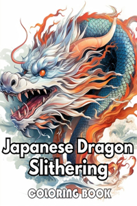 Japanese Dragon Slithering Coloring Book