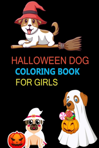 Halloween Dog Coloring Book For Girls