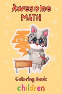Awesome Math coloring book Children