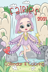 Fairies Coloring Calendar 2021