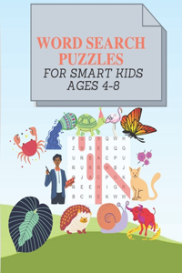 Word Search Puzzles For smart Kids ages 4-8