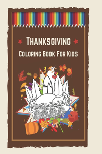 Thanksgiving Coloring Book for Kids