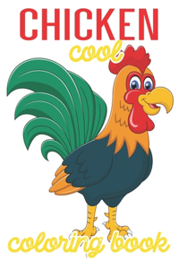 Chicken Cool Coloring Book
