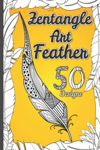 Zentangle Art Feather