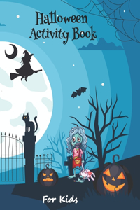 Halloween Activity Book for Kids