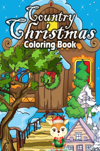 Country Christmas Coloring Book