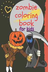 Zombie coloring book for kids