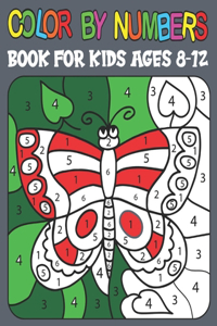 Color By Numbers book For Kids Ages 8-12