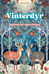 Vinterdyr - Malebog for naturelskere - Kreative og afslappende scener fra dyreverdenen