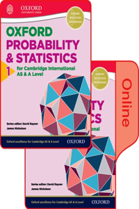 Mathematics for Cambridge International as and a Level Statistics 1: Print and Online Student Book Pack