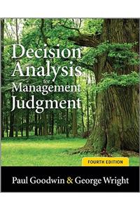 Decision Analysis for Management Judgment