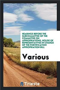 HEARINGS BEFORE THE SUBCOMMITTEE OF THE