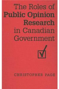Roles Public Opinion Rsearch Canadia