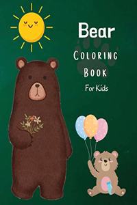 Bear Coloring Book For Kids