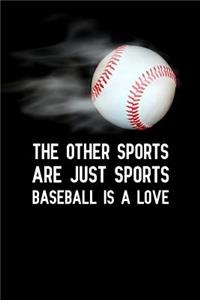 The other sports are just sports baseball is a love