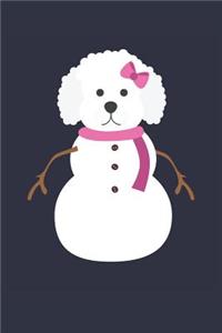Poodle Notebook - Christmas Gift for Poodle Lovers - Poodle Journal