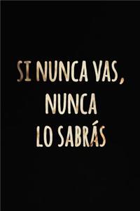 Si Nunca Vas, Nunca lo Sabrás