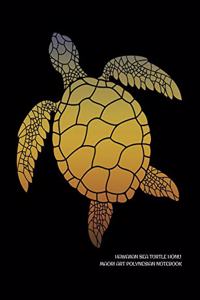 Hawaiian Sea Turtle Honu Maori Art Polynesian Notebook