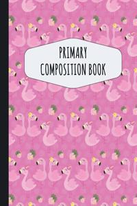 Flamingo Primary Composition Book