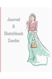 Journal and Sketchbook Combo