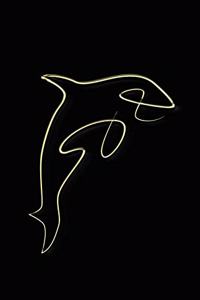 Gold Dolphin Notebook