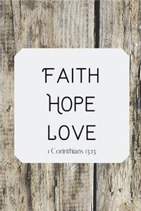 Faith Hope Love