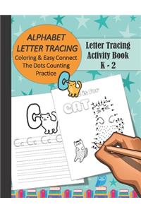 Alphabet Letter Tracing Activity Book - K - 2