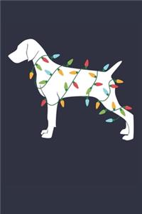 Weimaraner Journal - Weimaraner Notebook - Christmas Gift for Weimaraner Lovers