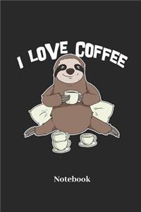 I Love Coffee Notebook