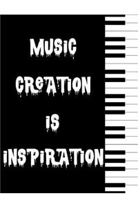 Blank Sheet Piano Music Notebook Kids