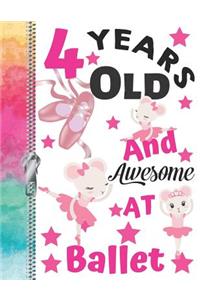 4 Years Old And Awesome At Ballet