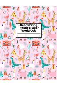Handwriting Practice Paper Workbook
