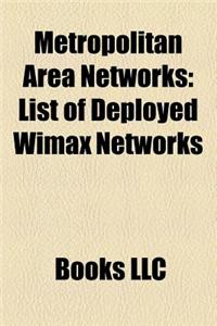 Metropolitan Area Networks