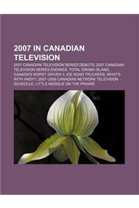 2007 in Canadian Television