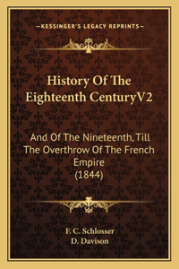 History Of The Eighteenth CenturyV2