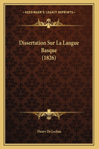 Dissertation Sur La Langue Basque (1826)