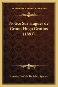 Notice Sur Hugues de Groot, Hugo Grotius (1883)