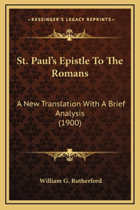 St. Paul's Epistle To The Romans