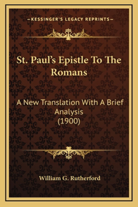 St. Paul's Epistle To The Romans