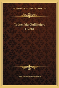 Todtenfeier Zollikofers (1788)