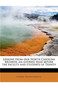 Lessons from Our North Carolina Records