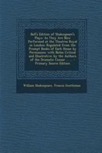 Bell's Edition of Shakespeare's Plays