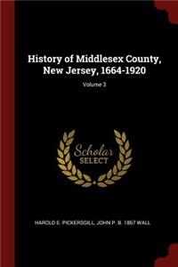 History of Middlesex County, New Jersey, 1664-1920; Volume 3