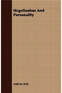 Hegelianism And Personality