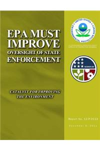 EPA Must Improve Oversight of State Enforcement