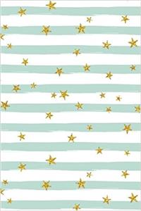 Stripes and Glitter Stars Journal